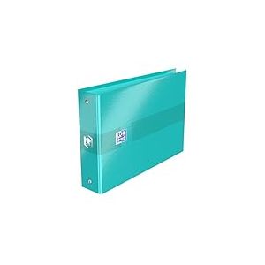 Oxford Classeur Color Life A5 à l'Italienne Dos 35 mm 2 Anneaux Ronds Couverture Carte Pelliculée Verte