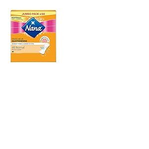 Nana Normal Plat - Protège-lingerie absorbant (Lot de 2 paquets de 68 protège-lingeries)