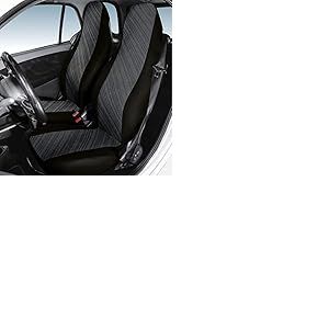 CORA 000129166 Housses de siège Avant personnalisées Smart Fortwo, Diago Plomb