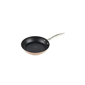 Salter BW07843C Metallics 24 cm Poêle à Frire Antiadhésive, Aluminium Forgé, Revêtement Antiadhésif Megastone, Sans PFOA - Compatible Plaques à Induction, Lave-Vaisselle et Ustensiles Métalliques