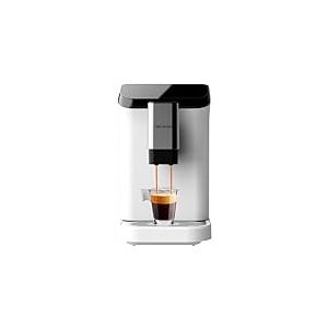 Cecotec Cafetière Superautomatique Cremmaet Macchia White. 1350 W, Thermoblock, Pompe à Pression de 19 bars, Système Plug&Play, Réservoir de Café avec Moulin Intégré, Nettoyage Automatique