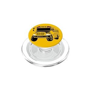 Costume de conducteur de Bus Scolaire Jaune PopSockets PopGrip pour MagSafe