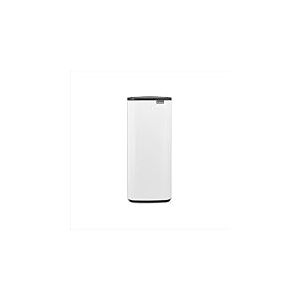 Brabantia Poubelle Bo Touch 30L (Blanche) – Poubelle cuisine compacte à ouverture automatique soft-touch – Système de tri des déchets avec seau amovible – Sacs-poubelle PerfectFit gratuits inclus