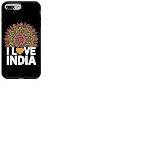 J'aime l'Inde, Mandala Heart Pride Coque pour iPhone 7 Plus/8 Plus