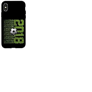 &Eacute;dition limit&eacute;e 2018 Ballon de Football 8e Anniversaire Coque pour iPhone X/XS