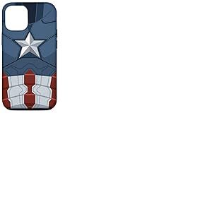 Coque pour iPhone 14 Marvel Captain America Steve Rogers Uniforme
