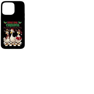 Honky Tonk Motif de Noël Cowboy Goose Holiday Coque pour iPhone 15 Pro Max