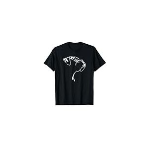 Boxer Portrait Silhouette Chien Boxer Allemand T-Shirt