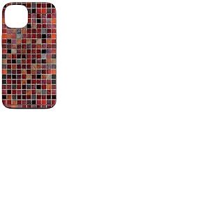 Carrelage en Verre mosa&iuml;que color&eacute; r&eacute;tro Minimaliste esth&eacute;tique Coque pour iPhone 13