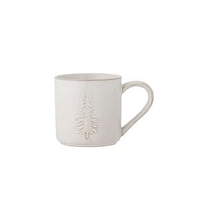 Bloomingville Tasse d'hiver, naturelle, fa&iuml;ence, T8,5 x 8,5 cm, 300 ml
