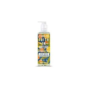Savon Mains Naturel Pamplemousse & Orange Faith In Nature, Tonifiant, Vegan & Cruelty Free, Sans Parabènes & SLES, 400ml