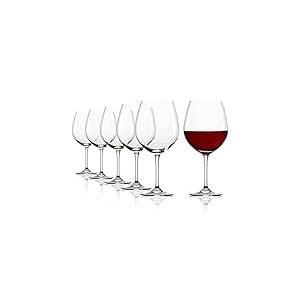 St&ouml;lzle Lausitz Verres &agrave; Vin Rouge Event Lot de 6, 770 ml &ndash; Verres &agrave; Vin Id&eacute;als pour Bourgogne &ndash; Verres en Cristal pour Ar&ocirc;me Maximale &ndash; R&eacute;sistants au Lave-Vaisselle et aux Chocs