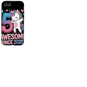 Licorne Dab Awesome Since 2020 Anniversaire 5 Ans Coque pour iPhone SE (2020) / 7 / 8