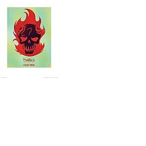 DC Comics Suicide Squad (Diablo Skull) 60 x 80 cm Toile Imprimée