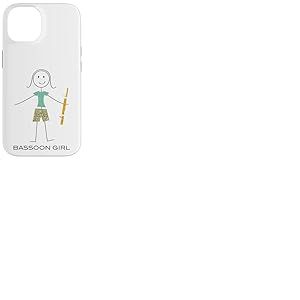 Funny Women Basson Girl Bassoonist Basson Player Coque pour iPhone 14