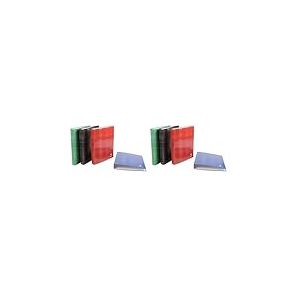 Clairefontaine 67414C Un Classeur Rembordé Rigide à 4 Anneaux, Dos de 3 cm - A4 21x29,7 cm - Couverture Carte Pelliculée - Couleur Aléatoire (Lot de 2)