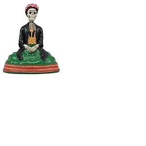 Gifts & Decor Statue Mexicaine Dias de Los Muertos Assis Motif Squelette de la journée des Morts 10,2 cm de Haut