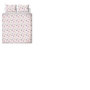 Parure de lit Double Officielle Hello Kitty Character World, Design Rare | Housse de Couette réversible Double Face, Article Officiel avec taies d'oreiller Assorties.