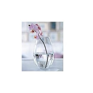Holmegaard Vase H20.5 cm Cocoon Design Original en Verre soufflé, Transparent