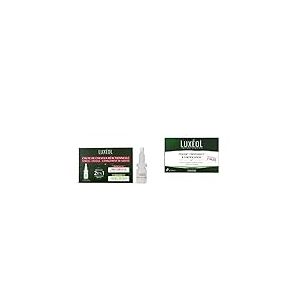 Lux&eacute;ol &ndash; Chute de Cheveux R&eacute;actionnelle 2 en 1&ndash; Pousse & Antichute &ndash; 14 fioles de 7 ml & Pousse Croissance & Fortification 3 mois, Favorise la Pousse des Cheveux, 90 G&eacute;lules