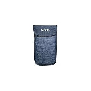 Tatonka Étui pour Smartphone XXL (16,5 x 8,5 cm) – Étui de Protection rembourré avec Fermeture Velcro – Dimensions intérieures : 16,5 x 8,5 cm (Bleu Marine)
