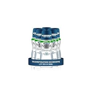 NARTA - Resixyl - D&eacute;odorant Spray Compress&eacute; Homme - D&eacute;transpirant Toucher Sec 4 Jours - Transpiration Excessive - Anti-Irritations* - 0% Alcool** - Peaux Sensibles - Anti trace blanche - 100ml - LOT 6
