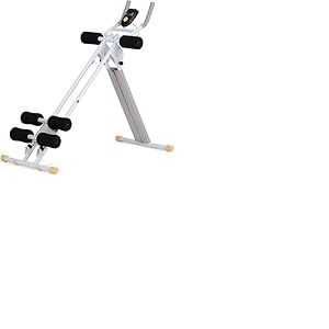 Sportplus| Newest edition | Appareil d'appartement pour abdos, pliable & peu encombrant, supports rembourr&eacute;s, entra&icirc;ne le ventre & le dos, poids max jusqu'&agrave; 100 kg