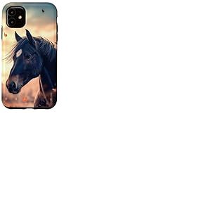 Cheval Feuilles Automne Cheval Coque pour iPhone 11