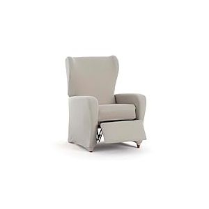 EYSA Housse de canapé bi-élastique pour Fauteuil Relax Couleur Lin Design Harlem