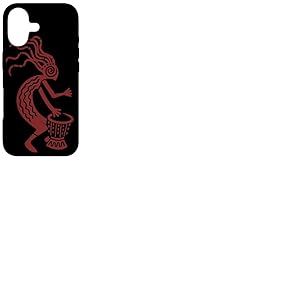 Kokopelli avec Symbole Dieu Tambour de fertilité et de Joie Coque pour iPhone 17