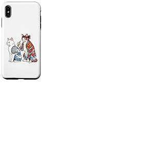 Chat Tatouage Chat Dr&ocirc;le Meme Encres Kitty Humour Tatoueur Artiste Coque pour iPhone XS Max