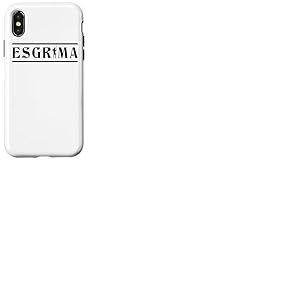 Escrimeur Jeu d'escrime Fencer sportive French Escrime Coque pour iPhone X/XS