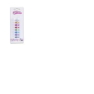 GLITZA ART STAR FAIRY - FEE- GLITZA Art-Refill 8 Glitter Pots with Tray, 50209