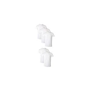 Hanes X-Temp Comfort Cool Lot de 5 Maillots de Corps col Rond Tricot, Blanc, Homme