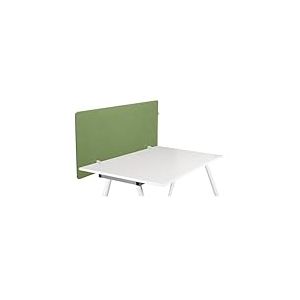hjh OFFICE Cloison Acoustique de Bureau 62x120 cm FLEXMIUT D1 Protection visuelle du Bureau, S&eacute;paration de Bureau insonorisante, Vert
