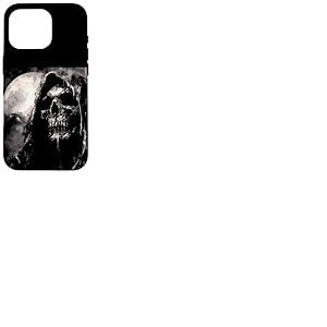 Grim Reaper Dark Goth Esthétique Biker Tattoo Death Angel Coque pour iPhone 16 Pro