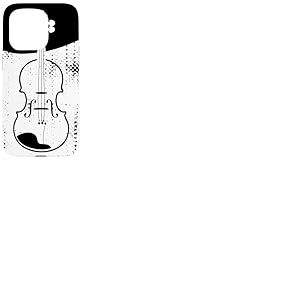 Violon Dessin Violoncelle Instrument de musique Coque pour iPhone 15 Pro