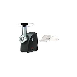 Moulinex Hachoir à viande HV4 Successor, 2 000 W, Hachage parfait jusqu'à 2,3 kg/min, Fabriqué en France ME472832 et Moulinex Couteau électrique Secanto blanc, 100 W, Lames à découper, DJAC41