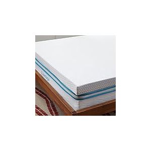 Linenspa Surmatelas 100 x 200 cm Memoire de Forme | 10cm Epaisseur| Avec gel rafraîchissant et housse lavable à fermeture éclair | Oeko-Tex | 1 personne