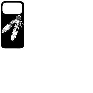 Boho Plume Dreamcatcher Design Tribal Feather Line Art Coque pour iPhone 17 Pro Max