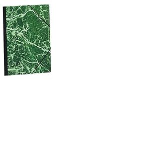 Exacompta - Réf. 651E - 5 cartons à dessin papier marbré verni - avec élastiques - dos toilé - intérieur papier blanc - dimensions 52 x 67 cm - format à classer Raisin (500 x 650 mm) - couleur vert