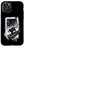 Katana Katana de Samoura&iuml; Ninja pour toiture Motif Chaton Noir Coque pour iPhone 11 Pro