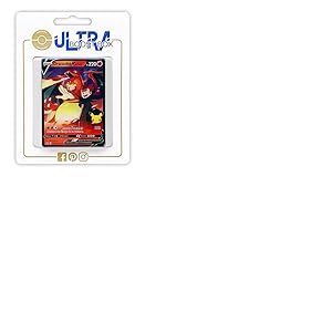 my-booster Dracaufeu V de Peter SWSH133 Collection Classique - Ultraboost X Ep&eacute;e et Bouclier - C&eacute;l&eacute;brations - 25 Ans - Coffret de 10 Cartes Pok&eacute;mon Fran&ccedil;aises SWSHC25A-FR-SWSH133