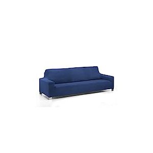 Martina Home Daytona Housse de canapé Super élastique Multi Adaptable, Polyester Coton, Bleu Marine, 1 Places