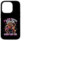 Funny All The Pretty Girls Squat Like-This Attrape-Balle Molle Coque pour iPhone 14 Pro