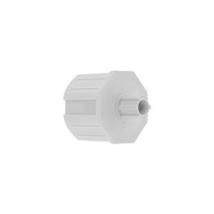 cyclingcolors embout de tube de volet roulant octogonal fenêtre sortie plastique, pour tube octogonal de 60 mm sortie crabot de 20 mm mâle et Ø 12 mm