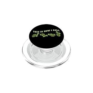 Tortue de mer Mignonne C'est comme &ccedil;a Que Je Roule Amoureux PopSockets PopGrip pour MagSafe