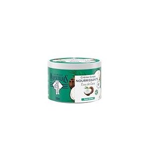 Le Petit Marseillais | Crème Corps Nourrissante Eau de Coco (pot de 380 ml) – Crème hydratante pour peaux sèches – Formule vegan 95% d'origine naturelle