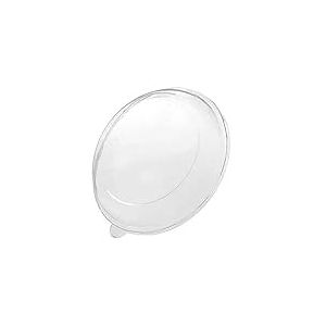 Tessera Bio Products QRL7501000TR Recycledes Lot de 50 couvercles en PET pour saladier de canne à sucre 750 ml-1000 ml Rond Diamètre 21,4 cm