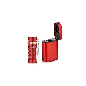 OLIGHT Baton 3 Petite Lampe de Poche Aimantée avec Chargeur sans Fil 1200 Lumens 6 Niveaux d'Éclairage Autonomie Max 94 Jours Torche Étanche pour Camping d'Urgence Randonnée Pêche Ménage